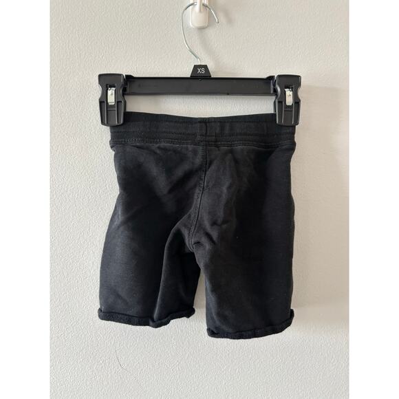 Pact Organic Toddler Pull On Shorts 2T/3T Black Cotton Bermuda Drawstring - Picture 2 of 5